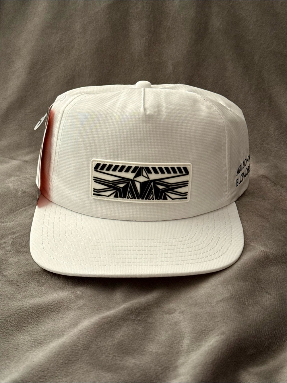 White Snapback Golf Cap from Arizona Biltmore Resort, Phoenix Arizona w Patch